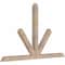 Ekena Millwork Saratoga Smooth Timber Gable Bracket, Douglas Fir, 72"W x 45"H x 3 1/2"D x 3 1/2"F, 15/12 Pitch GBW072X45X0404SAR00SDF - alternate 2
